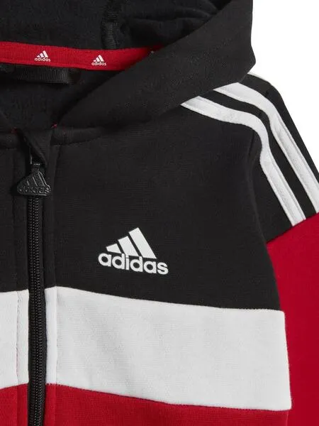 Chandal Adidas Rojo Negro Bebe