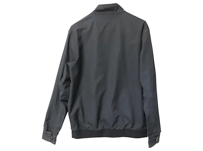 Chaqueta Harrington Supreme Reversible en Algodón Negro 