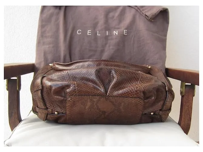 Céline Bolsos de mano Chocolate 