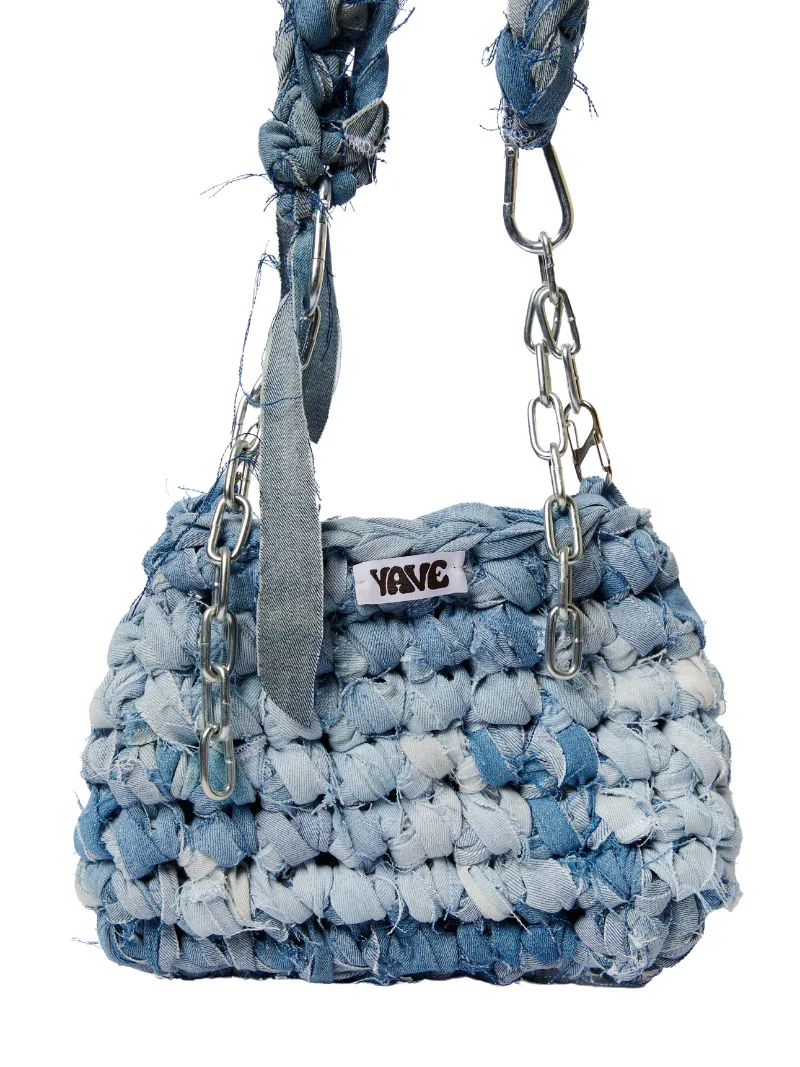 Denim bag claro