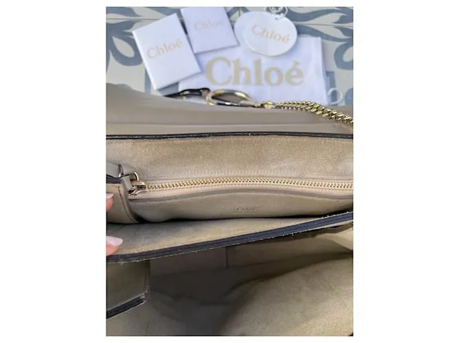 Faye Chloé Bolsos de mano Beige 