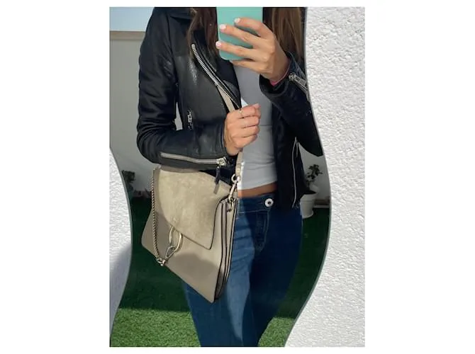 Faye Chloé Bolsos de mano Beige 