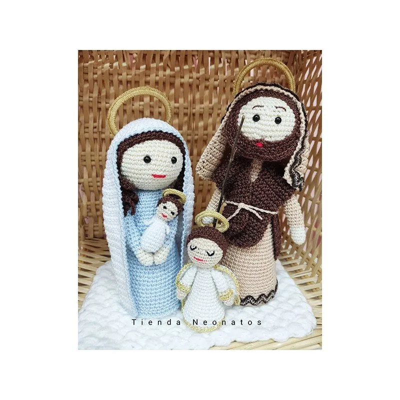 Figuras portal de Belén Amigurumi