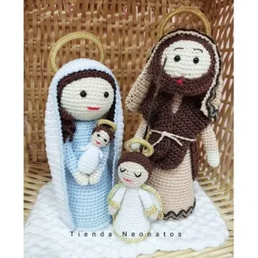 Figuras portal de Belén Amigurumi