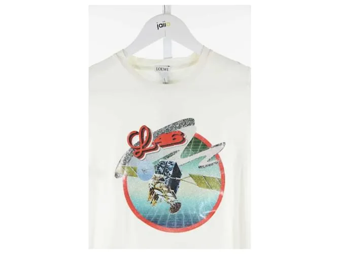 Loewe Camisetas de algodón Blanco 