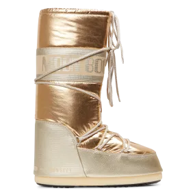 MOON BOOT ICON MET - Botas altas metalizadas en dorado