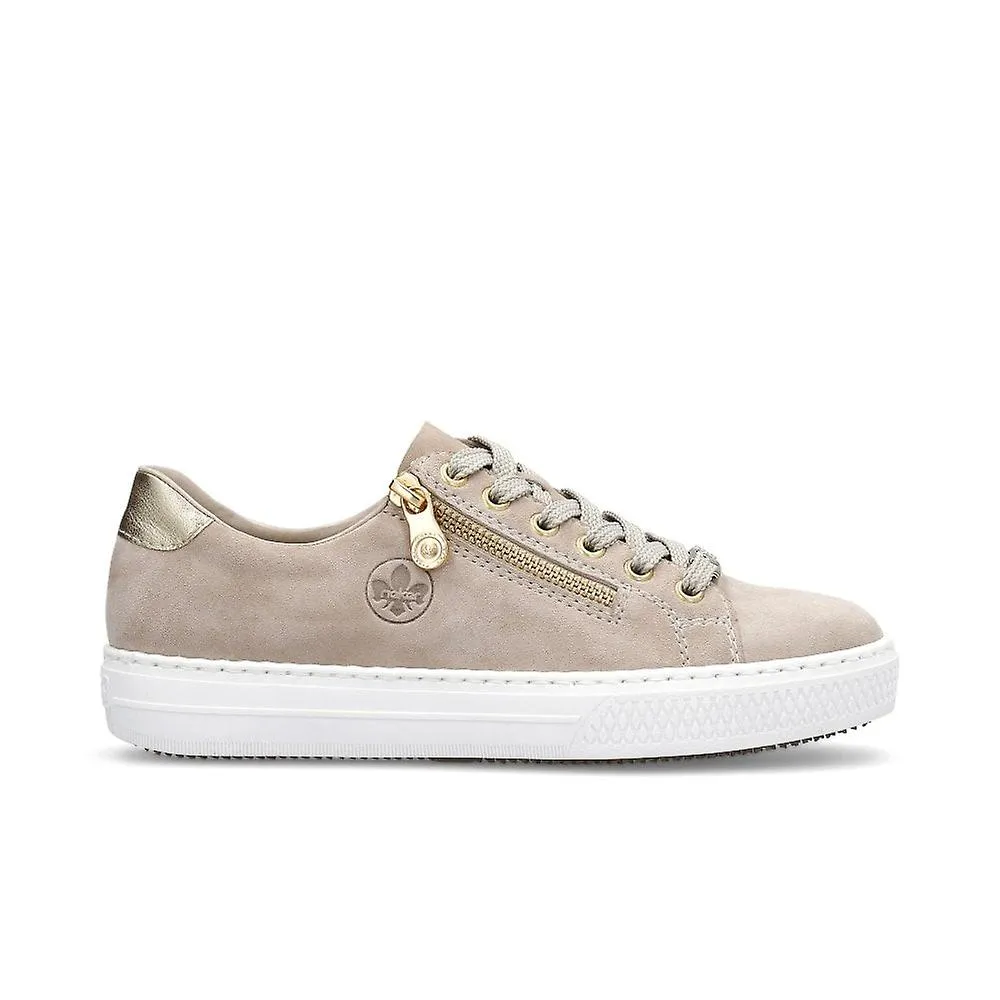 Mujer Rieker L59L1-60 | Nobuk Iceberg | Zapatillas casuales para mujer