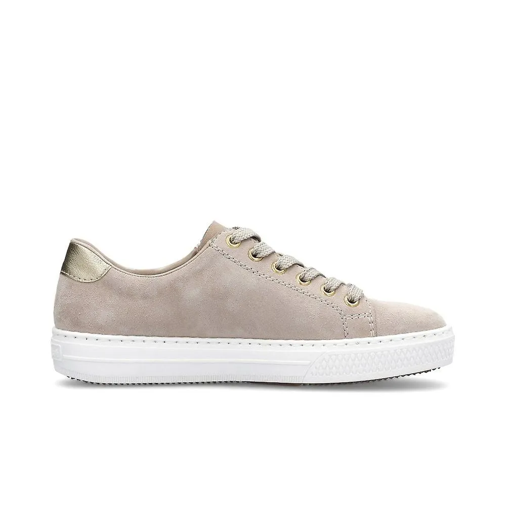 Mujer Rieker L59L1-60 | Nobuk Iceberg | Zapatillas casuales para mujer