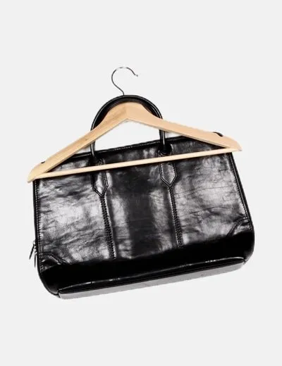 NoName Bolso negro de mano satchel