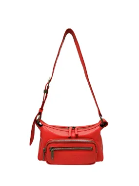 Outpocket Hobo Mini apple red glossy plain