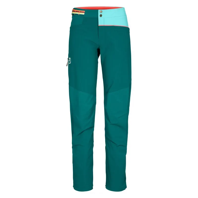 Pantalones de escalada para mujer Ortovox Pantalones Pala W (verde pacífico)