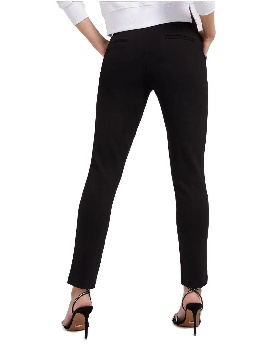 Pantalones Guess Zoe negro para mujer -b