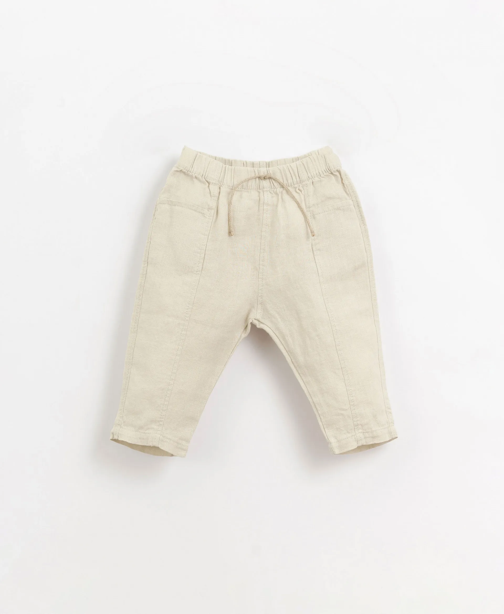 Pantalón de lino con cintura elástica | Organic Care