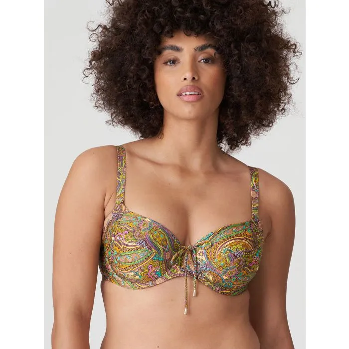 Parte de arriba bikini PrimaDonna Swim Sakarun con aros 4009910 Sunny Paisley