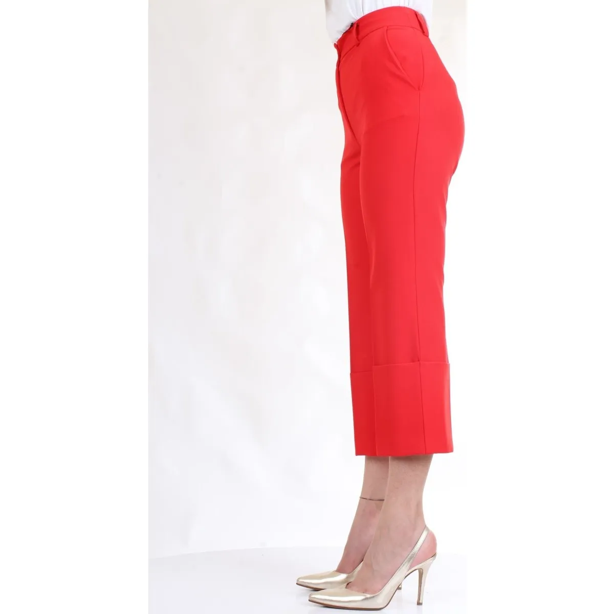 PF2235 Pantalones mujer rojo