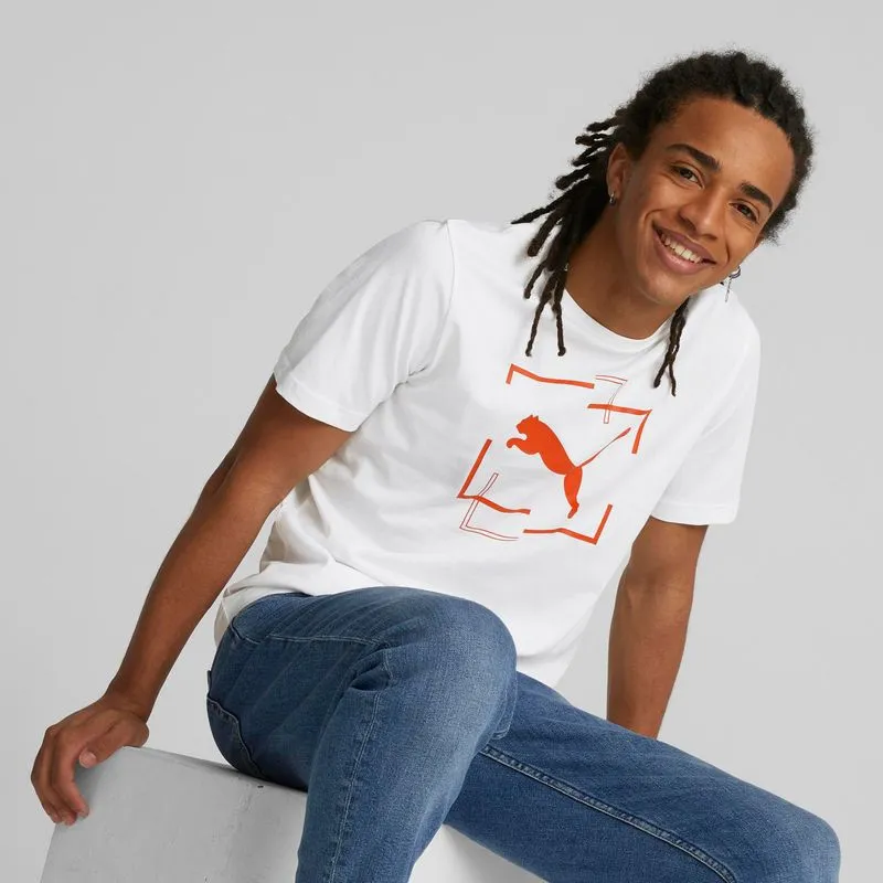 Polo Urbanas Hombre Puma Cat Graphic Tee