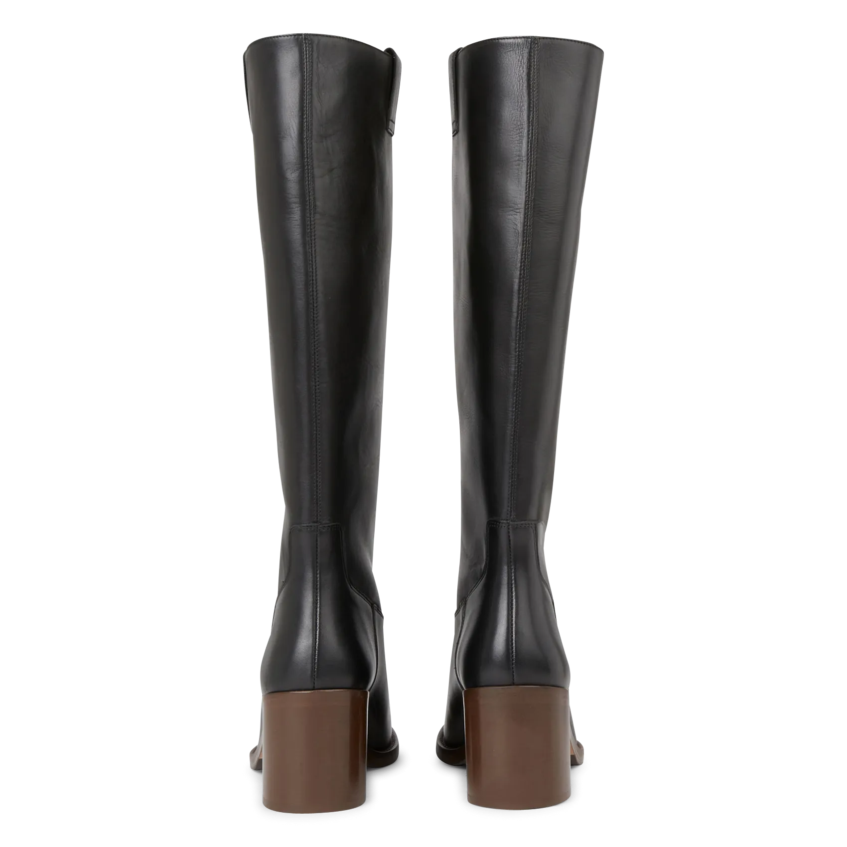 RIVECOUR N°510 - Botas altas de piel en negro