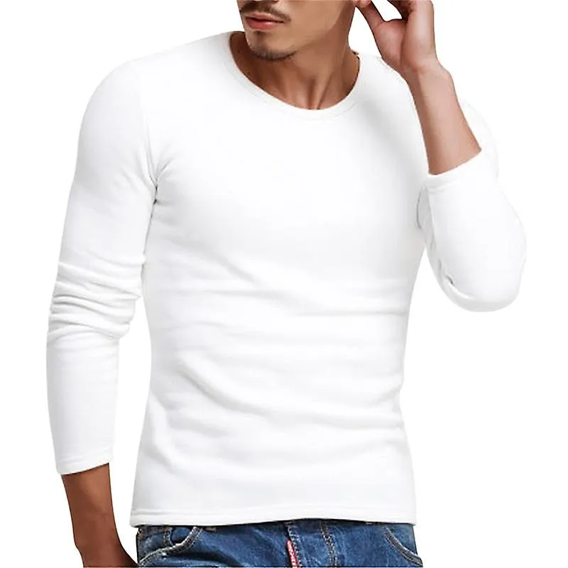 Ropa interior masculina Ropa interior de invierno Ropa interior térmica de manga larga para hombres Más camiseta acolchada de te