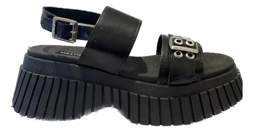 Sandalias Altas Mujer Hebilla Doble Faja Cómoda Moda Art-860