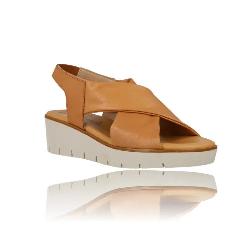 Sandalias con Cuña para Mujer Calzados Vesga Xbonitas J091 - Tiras Cruzadas