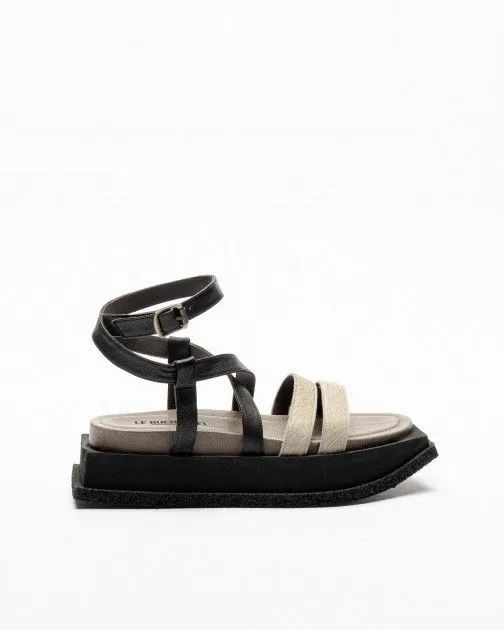 Sandalias de plataforma Le Ruemarcel Saki 1250 Negro