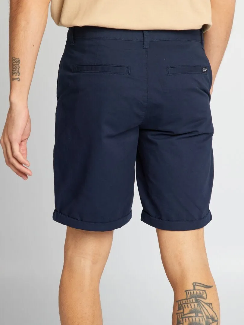 Short chino - azul