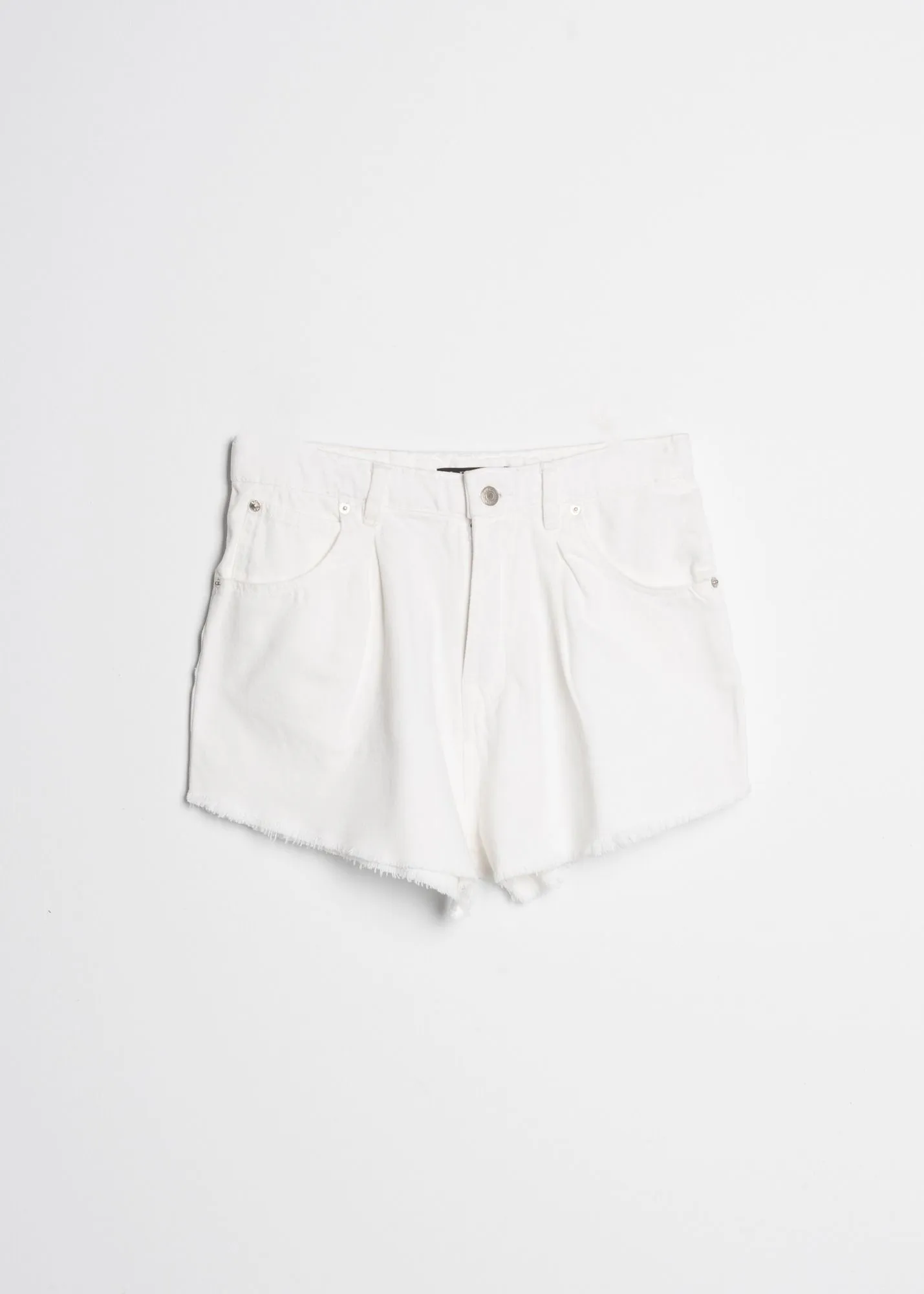 Shorts vaqueros denim pinzas mujer