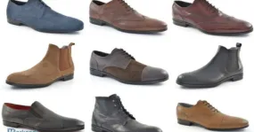 Stock de zapatos de cuero de las mejores marca italianas.