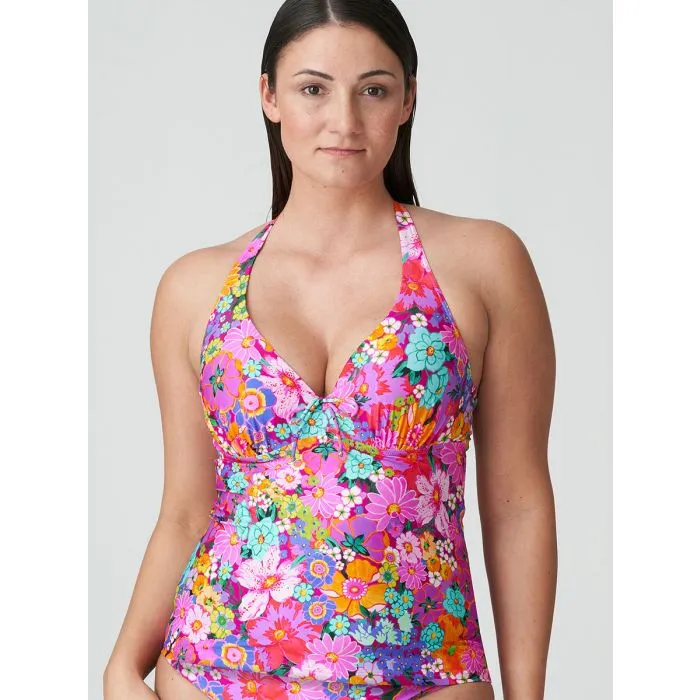 Tankini mujer Primadonna Swim Najac half padded con aros 4011079 Floral Explosion