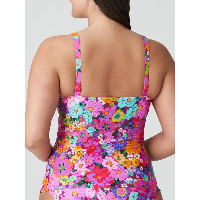 Tankini mujer Primadonna Swim Najac half padded con aros 4011079 Floral Explosion