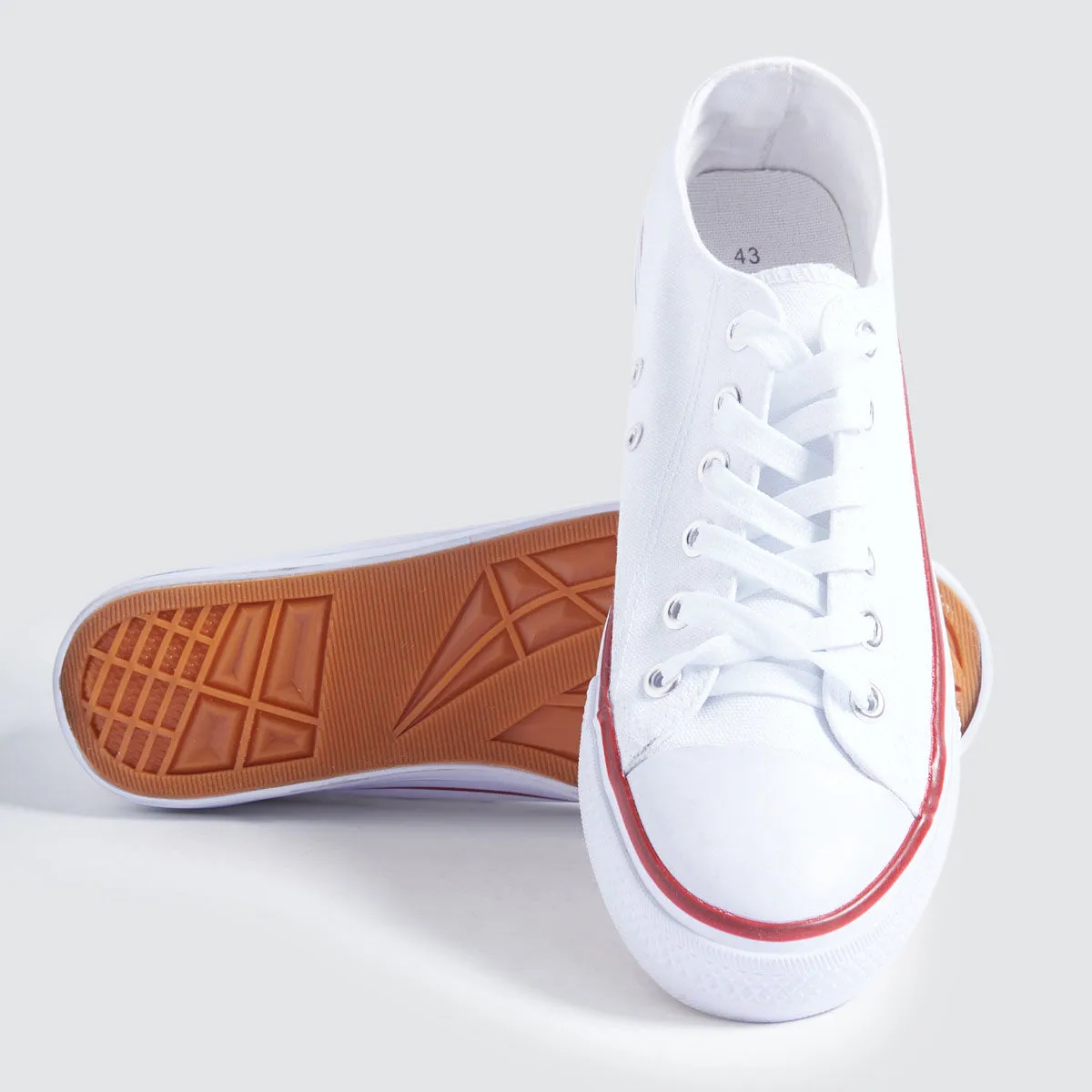 Tenis Para Hombre Casuales Blancos