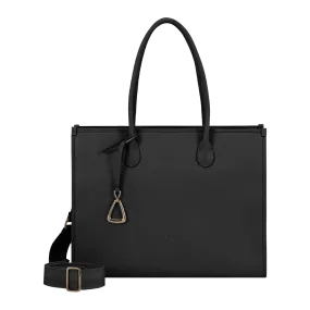 Tote bag Neverending para laptop 14.1 Deep Black