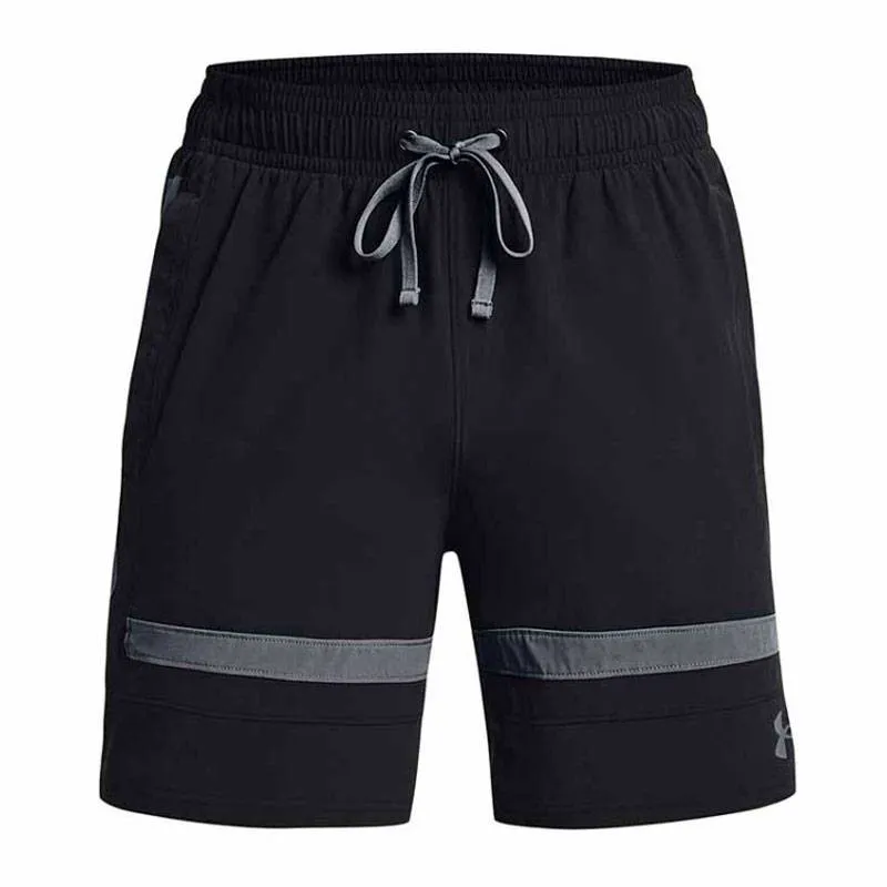 UA BASELINE WOVEN SHORT NEGRO