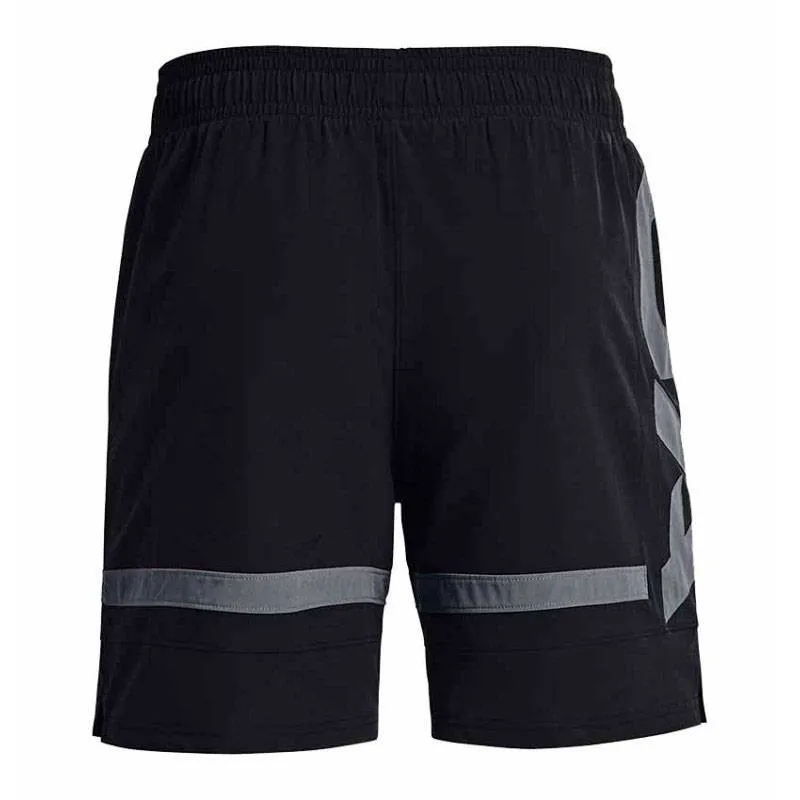 UA BASELINE WOVEN SHORT NEGRO