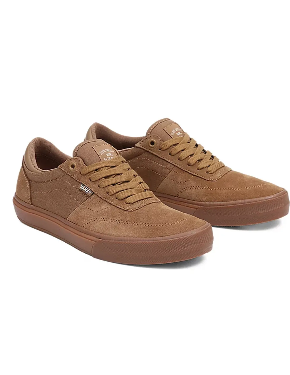 VANS Gilbert Crockett - Goma marrón - Zapatos de cuero Skate