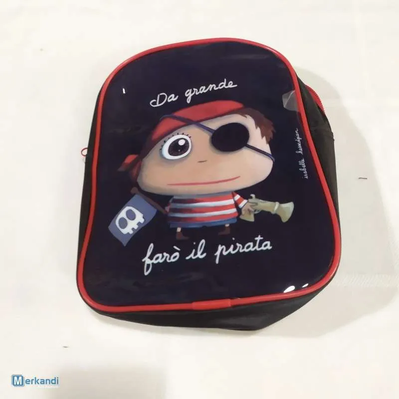 Variedad de mochilas escolares para infantil y bebé en lote surtido con temáticas de personajes