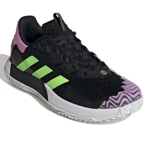 Zapatillas Adidas SoleMatch Control Negras-Moradas