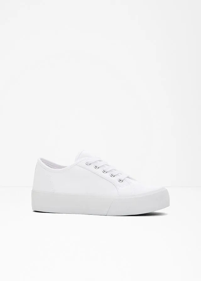 Zapatillas de deporte con plataforma Blanco