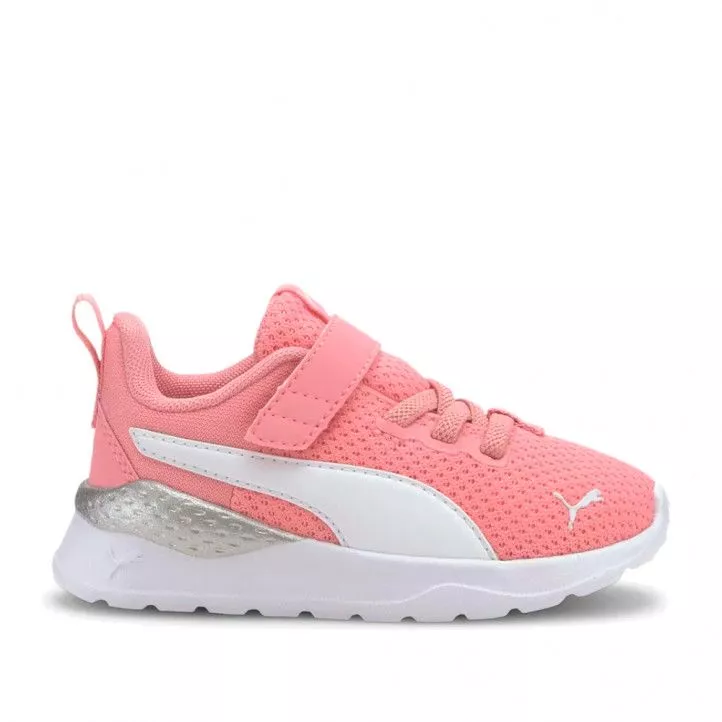 Zapatillas deporte Puma rosas anzarun lite con velcro y elásticos