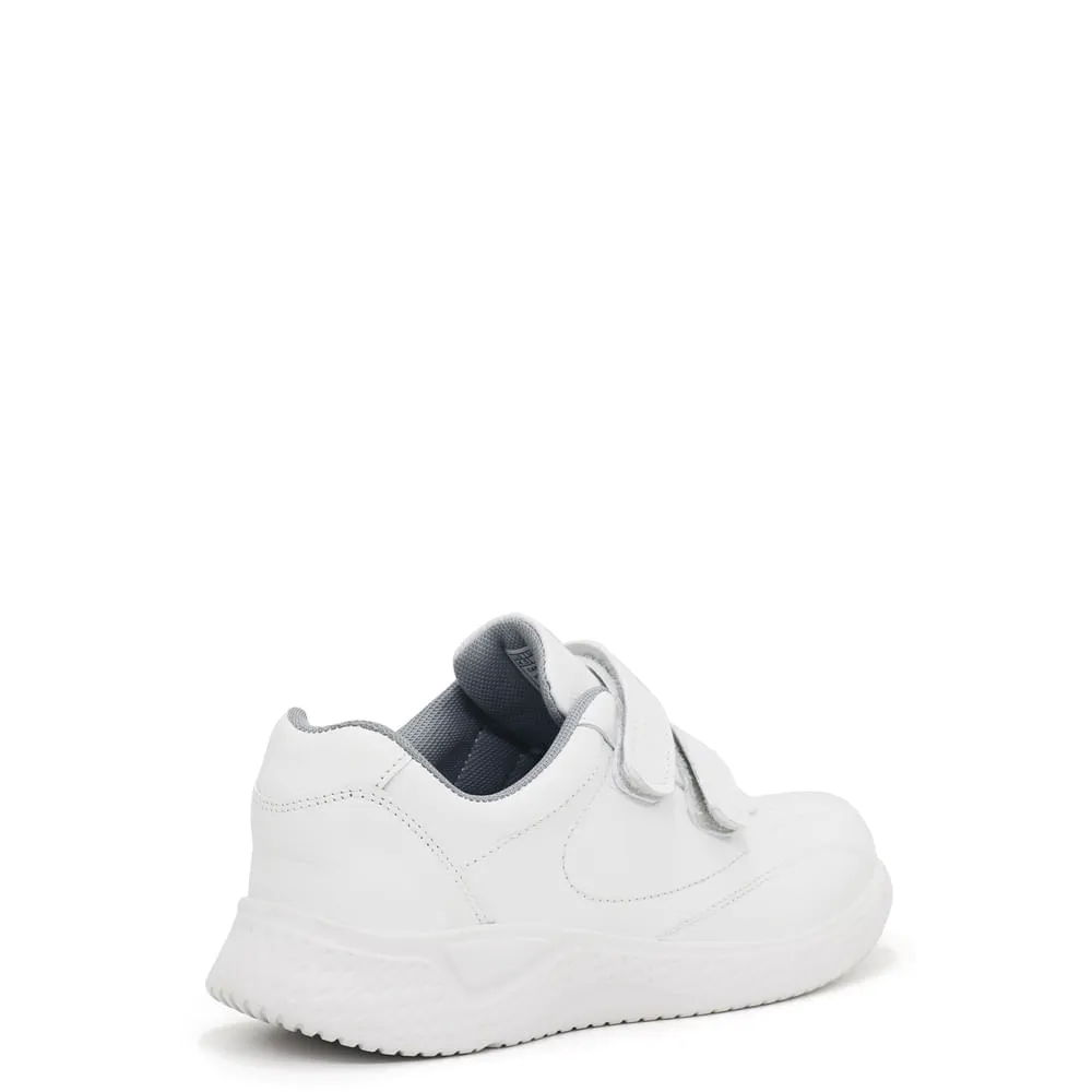 Zapatillas Escolares de Cuero para Niños Par&ss JA23-CG806 Blanco