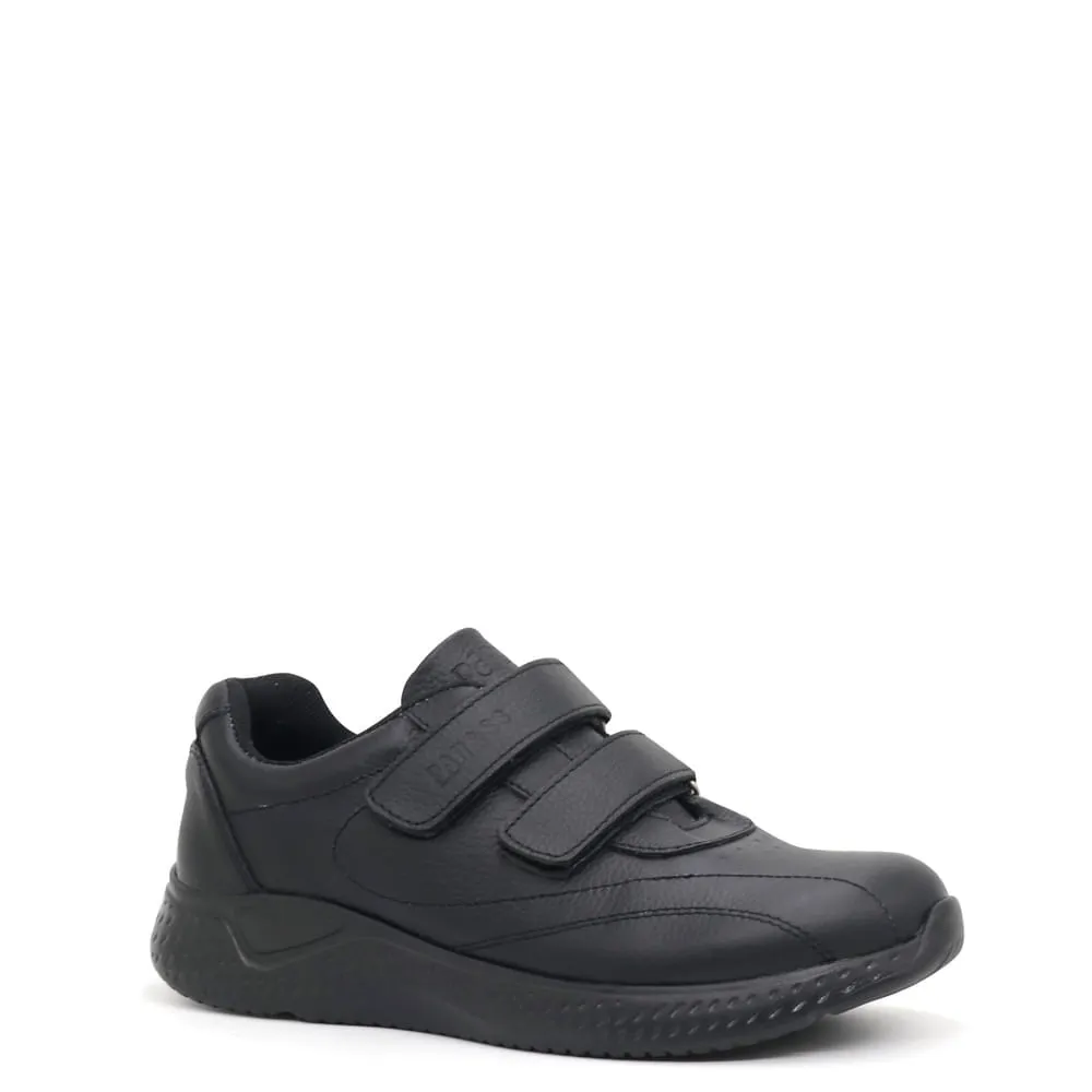 Zapatillas Escolares de Cuero para Niños Par&ss JA23-CG806 Negro