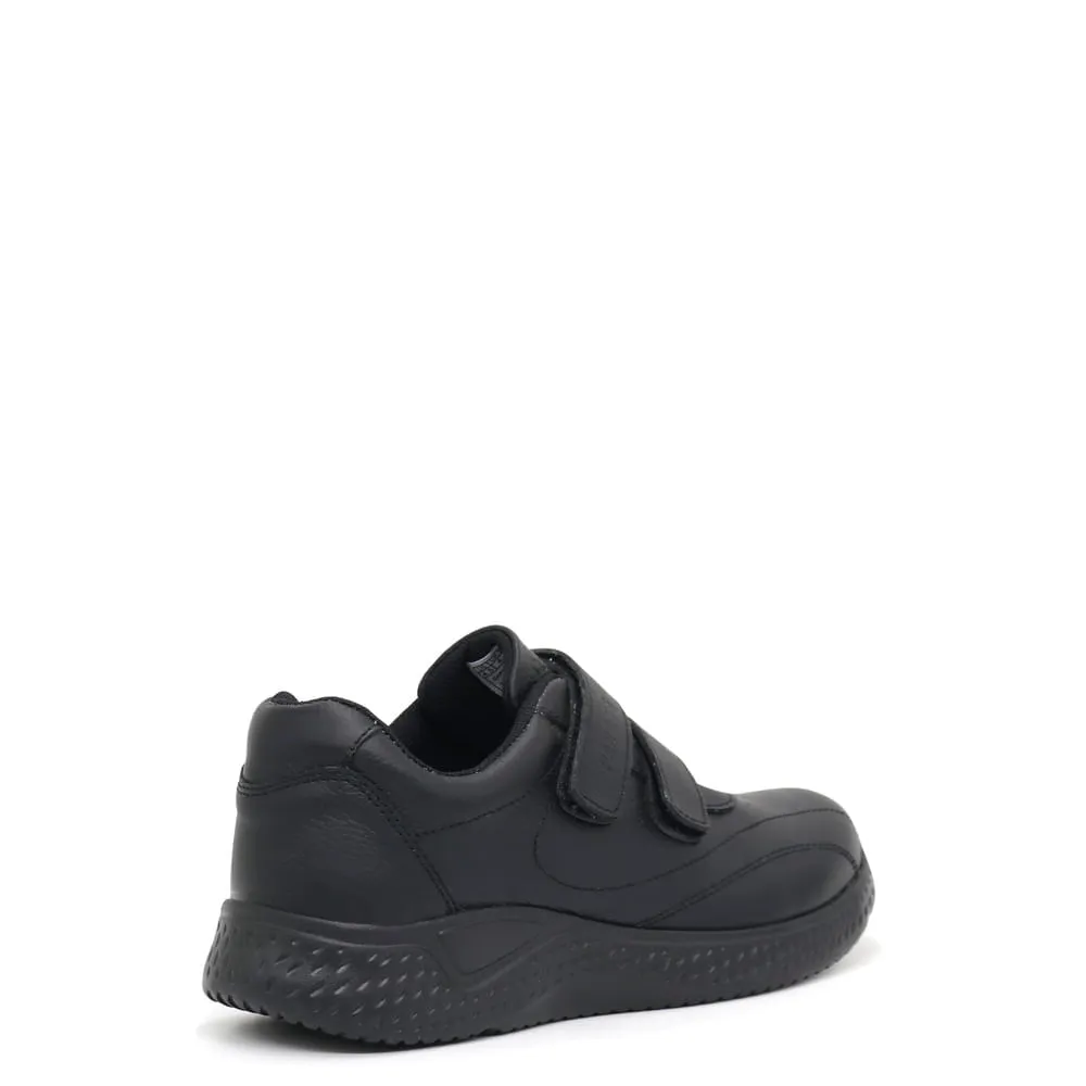 Zapatillas Escolares de Cuero para Niños Par&ss JA23-CG806 Negro