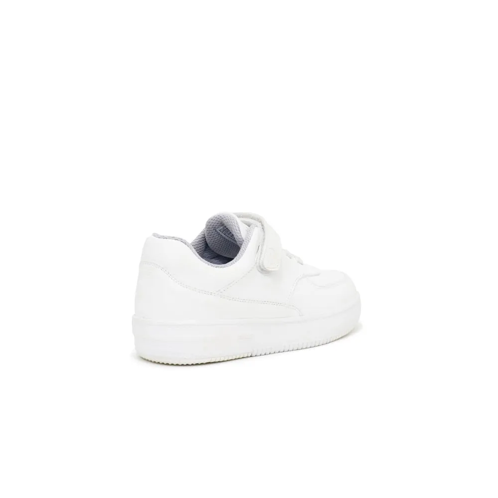 Zapatillas Escolares de Cuero para Niños Par&ss JA24-CG818N Blanco