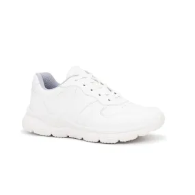 Zapatillas Escolares de Cuero para Niños Par&ss JA24-CG820 Blanco