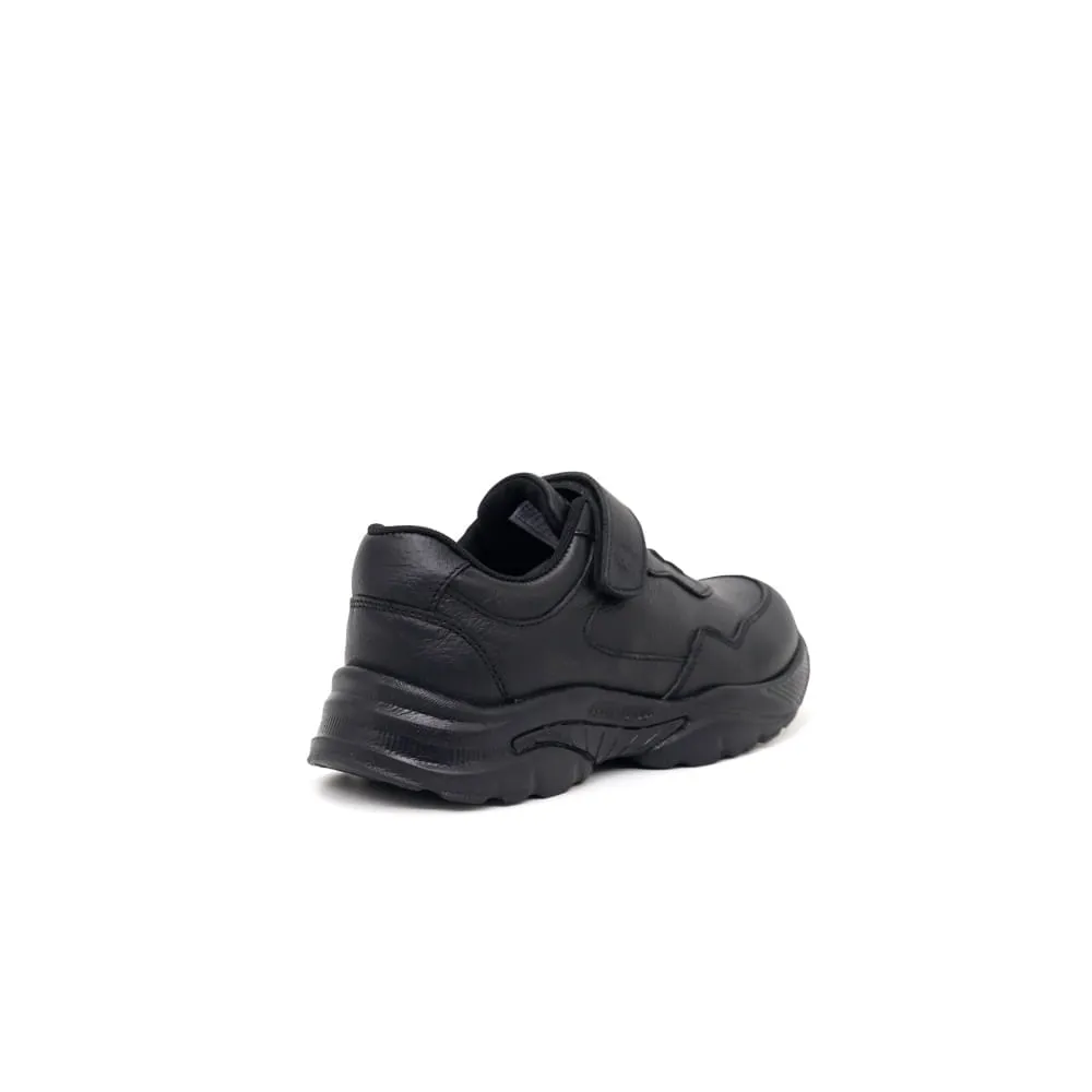 Zapatillas Escolares de Cuero para Niños Par&ss JA24-CG825 Negro