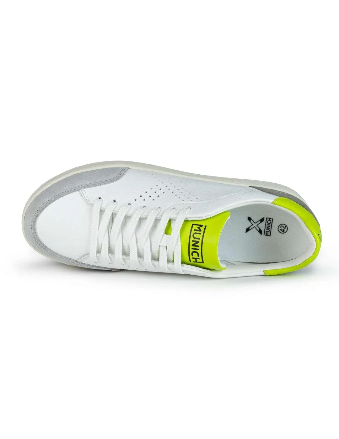 Zapatillas Munich X-court blanco flúor para hombre