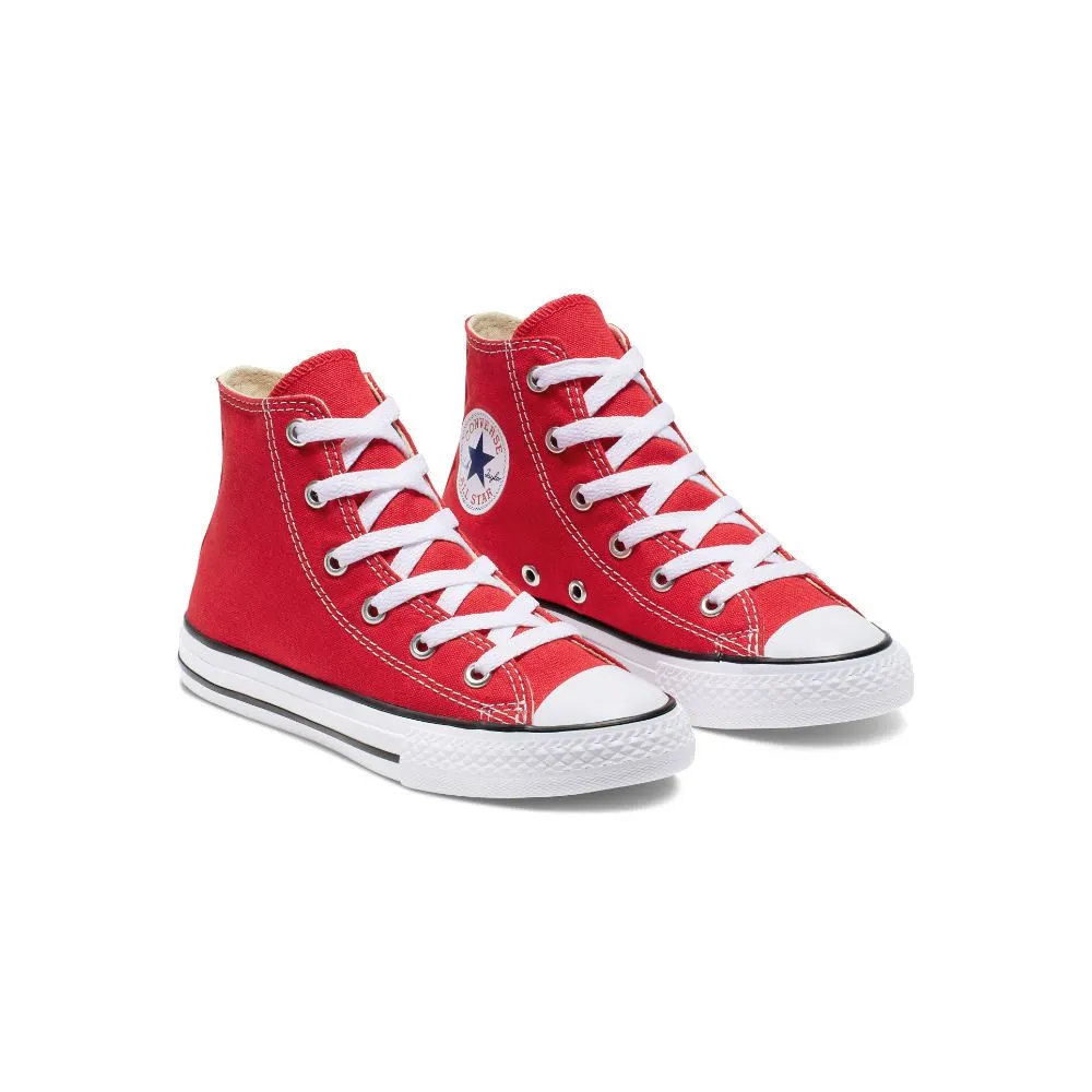 Zapatillas Nino Chuck Taylor All Star Altas Rojo