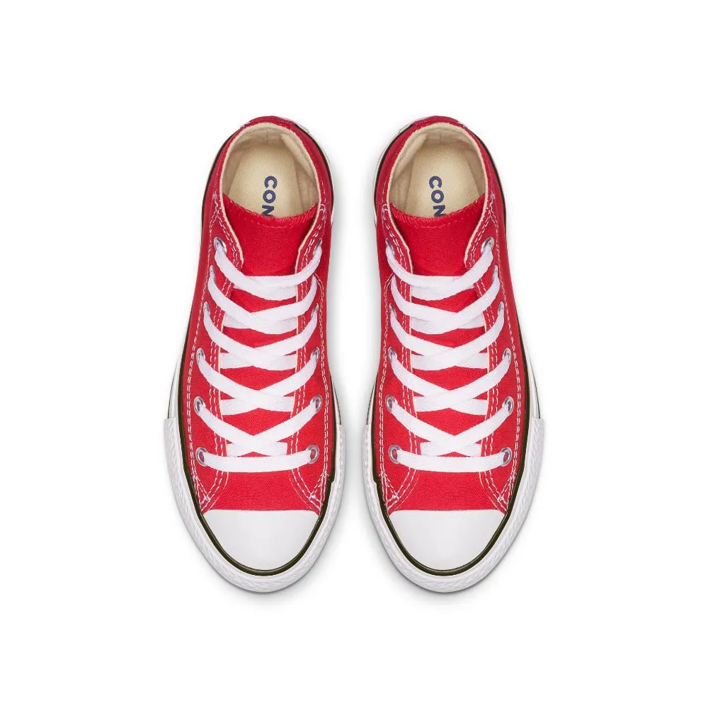 Zapatillas Nino Chuck Taylor All Star Altas Rojo