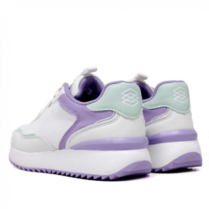 Zapatillas Owel sydney blancas y lilas