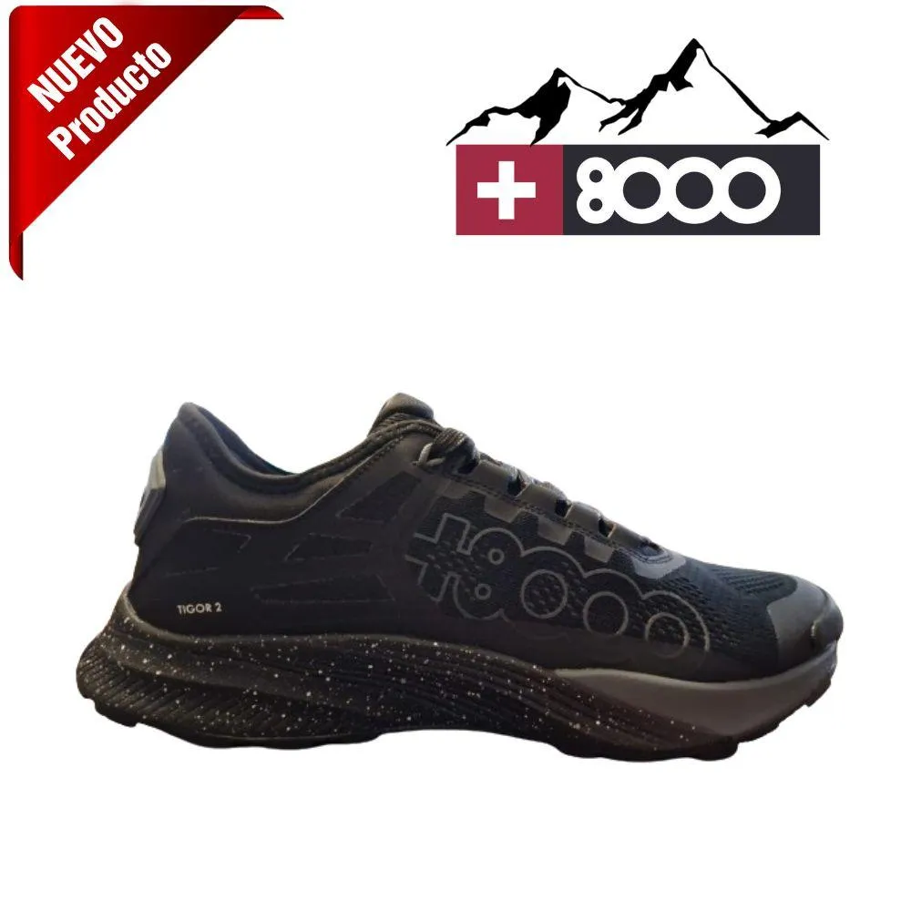 ZAPATILLAS TRAIL RUNNING +8000 TIGOR 2. Negro